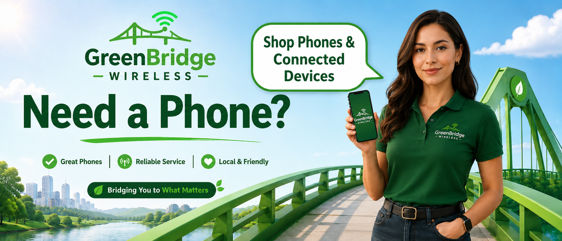 GreenBridge Wireless - Need a Phone? Shop Phones and Connected Devices