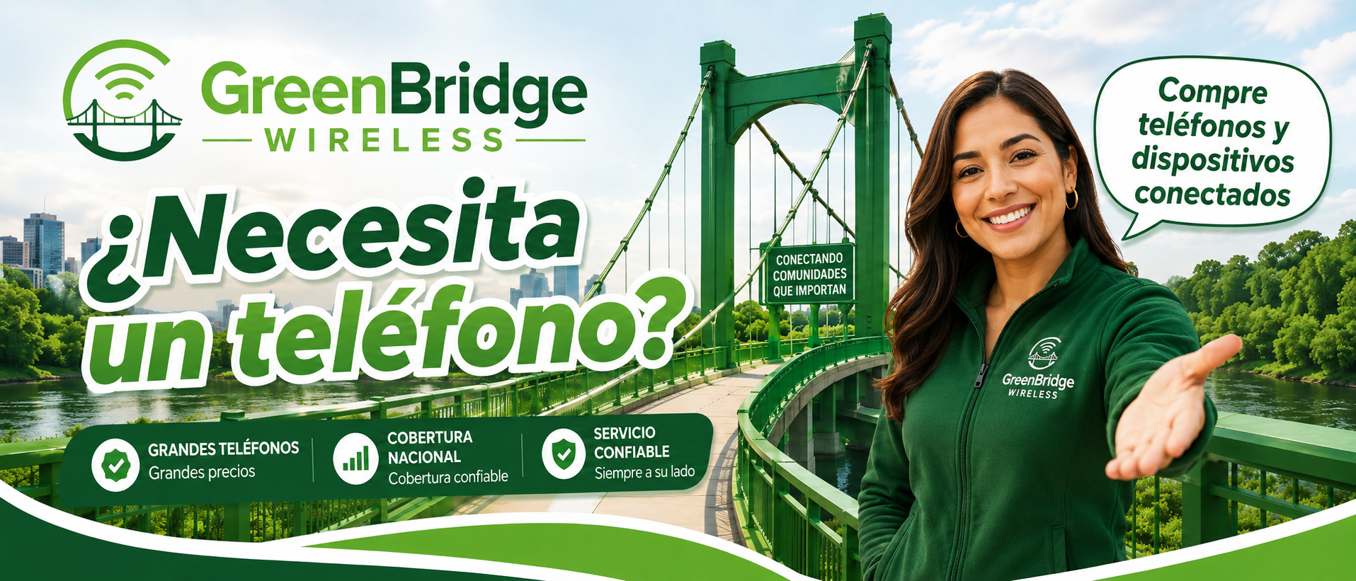 GreenBridge Wireless - ¿Necesitas un teléfono? Compra teléfonos y dispositivos conectados
